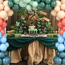 Load image into Gallery viewer, Balloon Arch Kit, Colourful 134 pcs Pastel Blue Red Green Orange Rainbow Balloon Garland Arch Kit Blue Sage Green Balloons Set for Kids Boys Dinosaur Theme Birthday Baby Shower Party Decorations