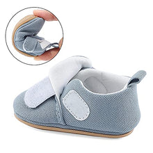 Load image into Gallery viewer, Cheerful Mario Baby Girls Boys First Walking Shoes Slippers Infant Crawling Shoes Toddlers Prewalker Breathable Soft Sole Air Blue 3-6 Months