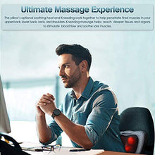 Load image into Gallery viewer, VIKTOR JURGEN Back Massager, Neck Massager with Heat, Massage Pillow Gifts