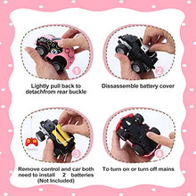 Load image into Gallery viewer, Pink Remote Control Car Girls Mini RC Car Toys for 2 3 4-6 Year Olds Kids My First Remote Control Cars with Light for Baby Birthday Gifts
