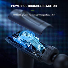 Load image into Gallery viewer, Massage Gun, AERLANG Massage Gun Deep Tissue, Handheld Percussion Muscle Massager with 20 Speed Levels 6 Massage Heads and LCD Display, for Pain Relief&Fitness Recovery, Body Shaping