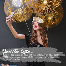 Load image into Gallery viewer, Bride Hat, Novelty Bridal Cap for The Bride, Shiny Captain Hat Bridal Hat with Elastic Band for Hen Party, Wedding, Bachelorette Party, Girls Night, Bride Tribes, Hen Party Accessories Bag Fillers