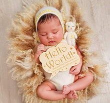 Load image into Gallery viewer, Heart'Sign 24 Designs Baby Monthly Milestone Cards | Wooden Baby Milestone Blocks | Newborn Photography Prop | Baby Registry and Baby Shower Set | Baby Nursery Decor