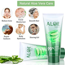 Load image into Gallery viewer, ASYBO 200 ML Aloe Vera Gel – 99% Organic Pure Aloe Vera Hydrating Face & Body Moisturizer, Natural Aloe Cream for Dry Skin, Sunburn, Acne, Soothing & Moisturizing
