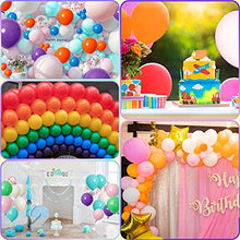 Load image into Gallery viewer, Balloon Arch Kit, TOPLDSM Rainbow Balloons Garland Party Decorations 105PCS Coloured Assorted Balloons and 3PCS Star Foil Helium Balloon for Birthday Wedding Summer Hawaii Party Supplies