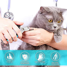 Load image into Gallery viewer, Candure Dog Nail Clippers for Large, Medium and Small Breed Professional Pet Nail Clipper Suitable for Cats, Rabbits and Guinea Pigs With Safety Lock and Protective Guard to Avoid Over Cutting (6")