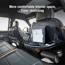 Load image into Gallery viewer, Tsumbay Car Organiser, Car Backseat Organiser with Foldable Tray Table, Car Storage Organiser with Tissue Box, Car Tidy Organiser with 8 Pockets for Parents Drivers - 1 Piece