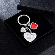 Load image into Gallery viewer, Teacher Gifts for Women Thank You Teacher Keychain Teacher Appreciation Gifts Teacher Gifts Keychain Jewelry Accessories Teacher Presents for Women Teachers Birthday Valentine New Year (Heart Style)