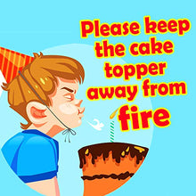 Load image into Gallery viewer, EDSG Personalised Happy Birthday Cake Topper | Custom Party Decoration with Any Name Any Age | Multicolour Glitter Cake Topper 13th 16th 18th 21st 30th 50th 60th 80th Hand Finished in UK