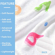 Load image into Gallery viewer, WERNNSAI Unicorn Baby Milestone Blanket - 150 x 100cm Soft Fleece Photography Background Blanket Weekly Monthly Girls Infant Quilt Newborn Blanket