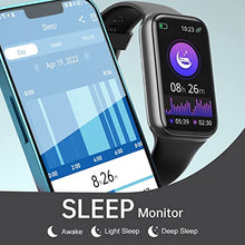 Load image into Gallery viewer, Fitness Tracker with Heart Rate, Sleep Tracking, Blood Pressure and Blood Oxygen SpO2, 1.47" Touch Screen Activity Tracking IP68 Waterproof Smart Watch for Women Men