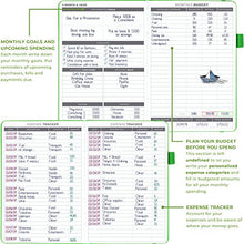 Load image into Gallery viewer, Clever Fox Budget Book – Financial Planner Organizer & Expense Tracker Notebook. Money Planner Account Book for Household Monthly Budgeting and Personal Finance. Compact Size (13.5x19cm) – Mint Green