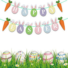 Load image into Gallery viewer, Funnlot Easter Decorations Home Happy Easter Decorations Easter Decoration Easter Bunting Easter Banner Happy Easter Banner Easter Bunting Decorations
