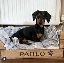 Load image into Gallery viewer, wooden bed for dogs
