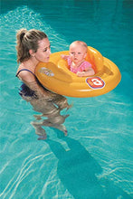 Load image into Gallery viewer, Bestway Baby Swim Safe Seat (Step A) Learn to Swim Round Inflatable, Yellow, 0-12 Months