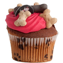 Load image into Gallery viewer, Barking Bakery Dog Cupcake Iced Woofin - Doggy Carob Cake Birthday/Treat