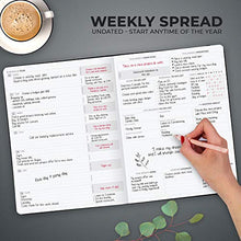 Load image into Gallery viewer, Clever Fox Planner Pro Premium Edition– Luxurious Weekly & Monthly Planner + Budget Planner Organizer for Productivity & Reaching Goals, Undated, A4 Hardcover + Keepsake Box, Lasts 1 Year, Black