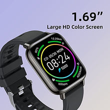 Load image into Gallery viewer, Judneer Smart Watch, 1.69''Touch Screen Smartwatch, Fitness Activity Tracker with Heart Rate, Sleep Monitor, IP67 Waterproof Pedometer Watch, Smart Watch for Men Women for Android iOS