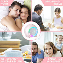 Load image into Gallery viewer, Homealexa Kids Alarm Clock, Wake Up Light Digital Clock Nap Timer Snooze Funtion Digital Simulator Alarm Clock Bedside for Girls Boys Bedroom Alarm Clock with LED Night Light Lamp (Pink)