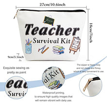 Load image into Gallery viewer, Teacher Gift, Teacher Gifts for Women, Teacher Appreciation Gifts, Mom Gifts, Teacher Survival Kit Cosmetic Bag, Teacher Supplies for Teacher's Day Graduation Gift, Gift for Mom