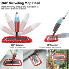 Load image into Gallery viewer, Spray Mop, Winpok Microfiber Mop for Floor Cleaning with 3 Reusable Pads and 300ML Refillable Bottle, 360 Degree Dry Wet Mop for Laminate Tile Ceramic Wood Floor Cleaning Kitchen