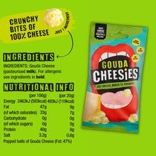 Load image into Gallery viewer, CHEESIES | Crunchy Cheese Keto Snack | Variety Pack 6 Bags | 100% Cheese | Sugar Free, Gluten Free, No Carb | High Protein and Vegetarian | Crunchy, Baked and Tasty | Multipack | 6 x 20g Bags