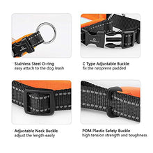 Load image into Gallery viewer, MASBRILL Adjustable Dog Collar, Reflective Nylon Dog Collar with Soft Neoprene Padded, Breathable Pet Collar for Puppy Small Medium Large Dogs, Lightweight Comfortable Dog Collars.Orange, L