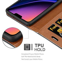 Load image into Gallery viewer, iCatchy For iPhone 11 Case Leather Wallet Book Flip Folio Stand View Cover compatible with iPhone 11 (6.1") Phone Case (Black)