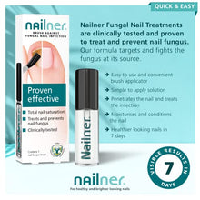 Load image into Gallery viewer, Nailner Active Cover Fungal Nail Treatment 5 ml - Treat, Cover & Prevent Fungal Nail Infection - Anti Fungal Nail Treatment for Toenails - Gentle Natural Nail Polish - 540 Applications - Nude