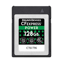 Load image into Gallery viewer, Delkin Devices 128GB POWER CFexpress Type B Memory Card (DCFX1-128)