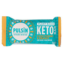 Load image into Gallery viewer, Pulsin - Choc Fudge Keto Bars - 18 x 50g - Value Multipack - Gluten Free, Plant Based, Palm Oil Free & Dairy Free Snack Bar