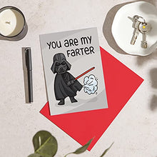 Load image into Gallery viewer, You are My Father"Farter" - Fathers Day Card - Lockdown Birthday Cards for him Birthday Cards - Quarantine Fathers Day Card - Fathers Day Card from Daughter or Son - Funny Best dad - A5