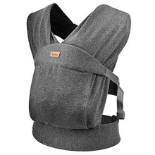 Load image into Gallery viewer, Baby Wrap Cuby Carrier Sling Soft Baby Carrier Infant Baby Sling Hands Free Babies Carrier Wraps One Size Fits All (New Gray)