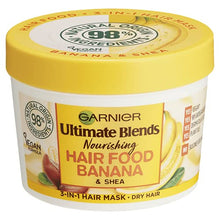 Load image into Gallery viewer, Garnier Ultimate Blends Hair Food, Banana 3-in-1 Dry Hair Mask Treatment, 390ml