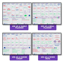 Load image into Gallery viewer, Magnetic Weekly Planner Fridge Whiteboard - Weekly Meal Planner - Family Planner - Get organised to Reduce Stress in Your Life