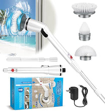 Load image into Gallery viewer, Electric Spin Scrubber, Cordless Shower Cleaner, Electric Cleaning Brush with Tool-Free Adjustable Extension Arm and 3 Replaceable Cleaning Brush Heads for Tile, Tub, Kitchen, Floor, Bathroom