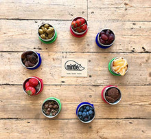Load image into Gallery viewer, Mintie Mini Pot Set Leakproof Eco Reusable Stainless Steel Plastic-Free Snack Box Food Containers with BPA-Free Silicone Lids Perfect for Kids, Babies, Weaning, Packed Lunch, Camping
