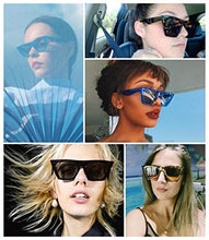 Load image into Gallery viewer, FEISEDY Vintage Square Cat Eye Sunglasses for Women Trendy Retro Cateye Sunglasses B2473
