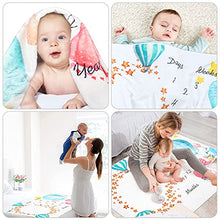 Load image into Gallery viewer, Luchild Baby Milestone Blanket Newborn Photography Props Multifunctional Personalised Baby Blanket for Girls Boys 130 x 100cm-Animal
