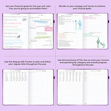 Load image into Gallery viewer, Clever Fox Budget Planner Pro – Financial Organizer + Cash Envelopes. Monthly Finance Journal, Expense Tracker & Personal Account Book, Undated, 18cm x 25cm – Purple