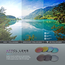 Load image into Gallery viewer, ATTCL Women's Polarized Sunglasses For Women Rectangle Frame Trendy Chunky Sun Glasses with UV Protection 5088 C6 Baowen+green