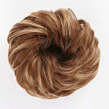 Load image into Gallery viewer, Messy Hair Bun Hair Scrunchies Bun Extension Curly Wavy Messy Synthetic Chignon Updo Hairpiece for Women and Girls