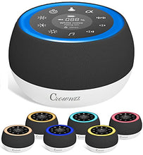 Load image into Gallery viewer, White Noise Machine for Adults and Baby-Rechargeable-Warm Night Light Sleep Sound Machine with Natural Sounds for Baby Soothing,Adult Therapy,Relaxation &Tinnitus Relief and Timer