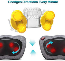 Load image into Gallery viewer, VIKTOR JURGEN Back Massager, Neck Massager with Heat, Massage Pillow Gifts