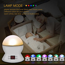 Load image into Gallery viewer, Star Night Light, SCOPOW Rotating Night Light Projector with LED Timer Auto-Off Romantic Star Sky Lighting Lamp Nursery Gift Toys for Boy Girl Kids Children Bedroom(White)