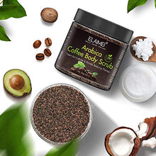 Load image into Gallery viewer, Natural Coffee Scrub with Organic Coffee Body Scrub, Best Acne, Anti Cellulite and Stretch Mark treatment, Spider Vein Therapy for Varicose Veins & Eczema