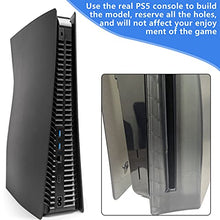 Load image into Gallery viewer, Faceplates for PS5 Plates Cover, Hard Shockproof Replacement Side Plates Shell for PS5 Disc Edition, Clear Anti-scratch Protective Case Skin Face Plates for PS5 Console(Transparent Black)