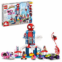 Load image into Gallery viewer, LEGO 10784 Marvel Spider-Man Webquarters Hangout, Spidey And His Amazing Friends Series, Toy for Kids Age 4 with Miles Morales and Green Goblin