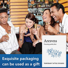 Load image into Gallery viewer, Aresvns Temporary Tattoo for Women Teen Girls and kids ,8 Sheets Full Arm Leg Temporary Tattoo Flowers,Waterproof and Long-Lasting Realistic Fake Tattoos