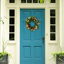 Load image into Gallery viewer, Yeenee Door Wreath, Artificial Flowers Wreath, Spring Summer All Seasons Floral Wreath, for Front Door Living Room Window Wall Garden Wedding Festival Decor(45cm)